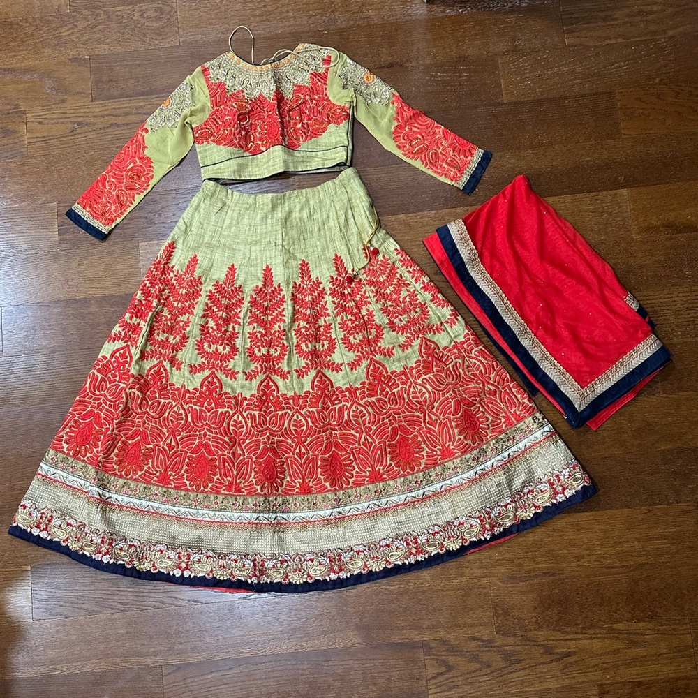 Embroidered Lehenga Choli Set
